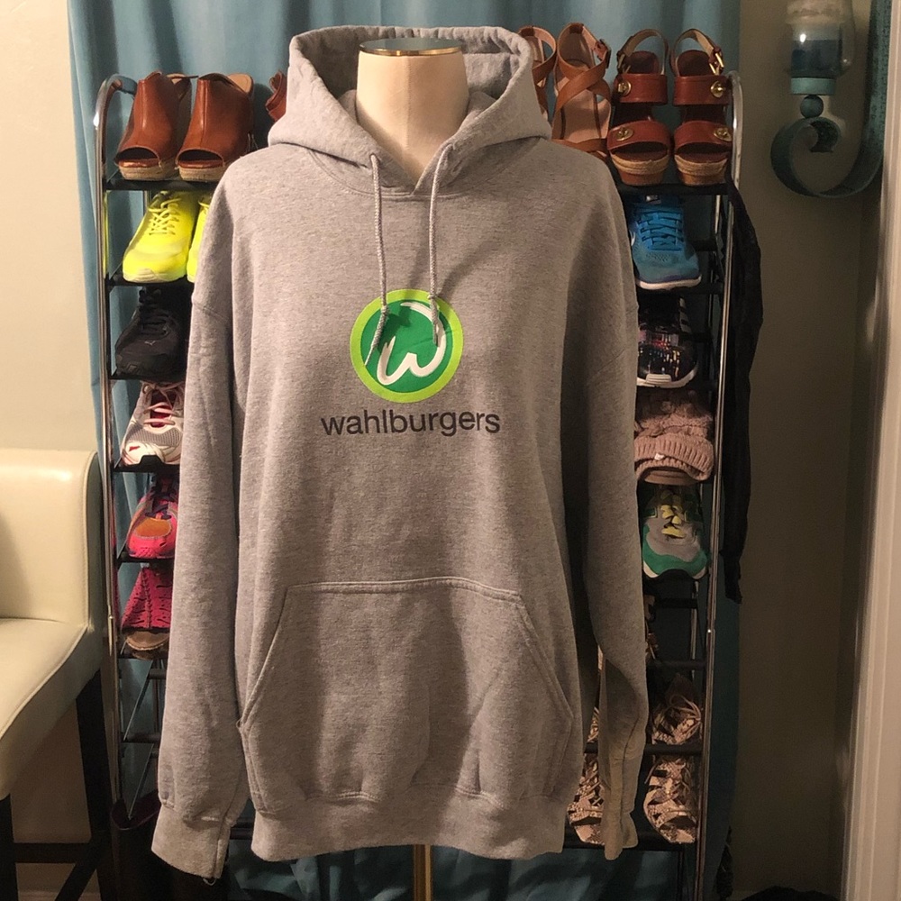 W Hoodie Grey Size XXL UNISEX